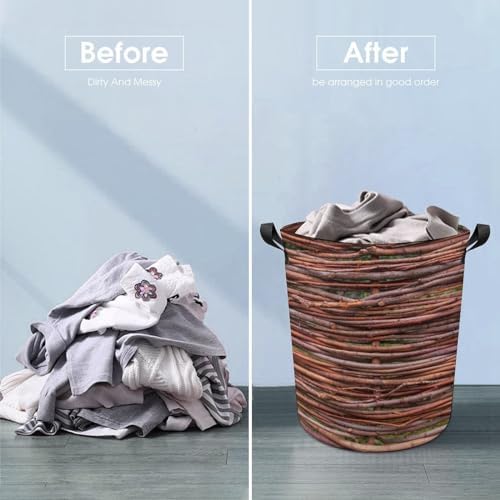 MEIKKOWoven Branches Fence Storage Basket