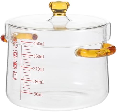 Luxshiny Glass Cooking Pot Steamy Multi-Functional