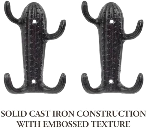 Vibrant Southwestern Cast Iron Coat Hooks