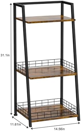 3-Tier Retro Storage Shelf
