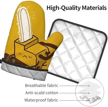 Cute and Adorable Chainsaw Crying Potholders and Oven Mitts