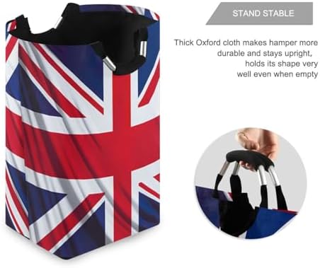 British Flag Folding Laundry Hamper