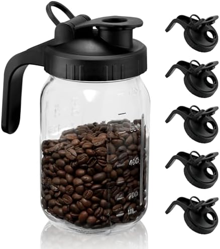 Wide Mouth Mason Jar Lids with Handle