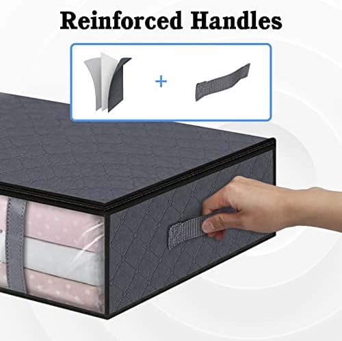 Your Bed Needs This StorageRight Under Bed Container Grey 2-Pack