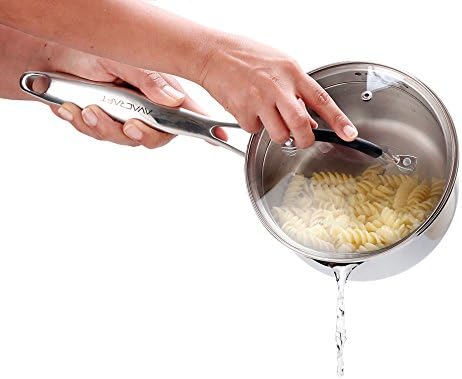 Stainless Steel Saucepan with Glass Lid for Home Kitchen