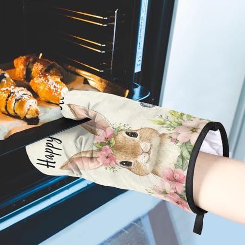 Easter Butterfly Oven Mitts and Pot Holders Set of 2 1