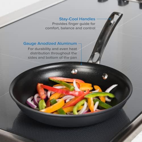 Viking 8 Inch Non-Stick Frying Pan Hard Anodized Gray
