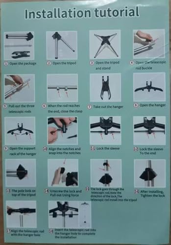 Iron Steam Stand - Foldable Adjustable Garment Hanger