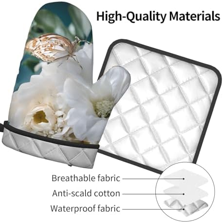 Quopvn Oven Mitt Pot Holder Set