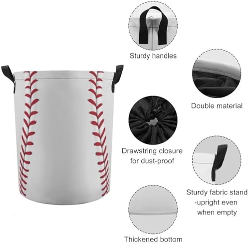 Baseball Laundry Basket - Velumair Baseleaf - Must-Have for Kids