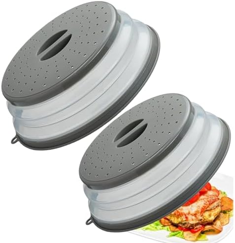 Easy Fit Ventilated Microwave Cover with Hook Durable Protection for Your Kitchen
