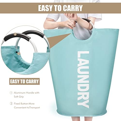 Big Strong Smooth Large Foldable Laundry Basket for Home