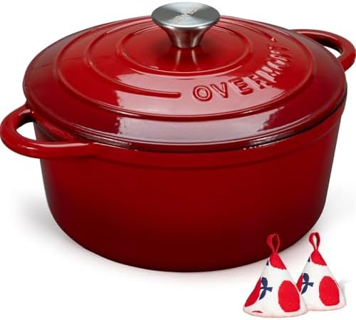 OvermontPremium Cast Iron Dutch Oven 55QT