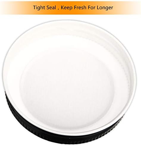 Sturdy 4Oz Glass Jars 40 Set Black Lids Kitchen Preserving Organization