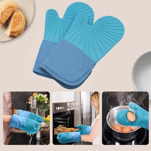High-Quality Silicone Oven Mitts for Safe Heat-Resistant Cooking