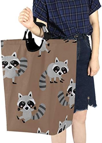 MOYYO Animal Cute Raccoon Laundry Basket - Durable Collapsible Organizer