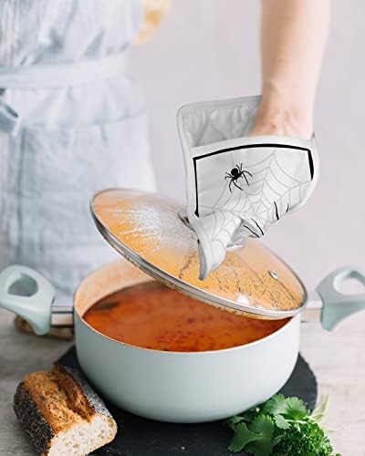 Halloween Spooky Pot Holder Set of 5 - Heat-Resistant Easy to Store