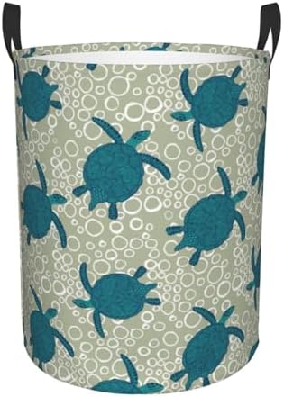 AFHYZY Turtle Laundry Hamper Collapsible with Handles
