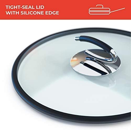8 Qt Nonstick Dutch Oven Made in Italy PTFE-Free Induction-Friendly