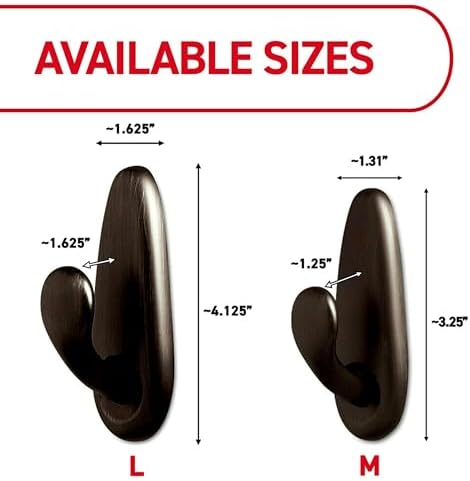 Command 5 LB Large Metal Hooks