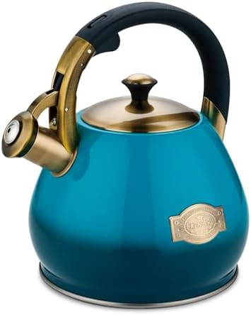 Lazneyru Stainless Steel Whistling Kettle 3 Quart