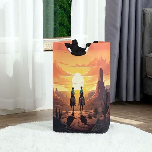 Kigai Collapsible Laundry Basket With Handles Waterproof Overflow