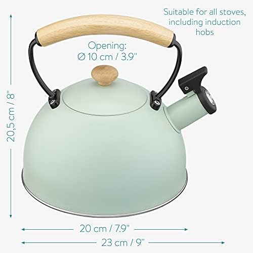 Navaris Stove Top Whistling Tea Kettle