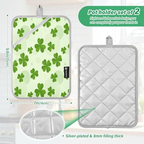 Heat-Resistant 2-Pack Pot Holders Perfect for Cooking Kcldeci
