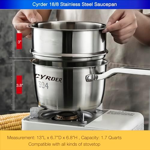 17 Quart Saupton with Steamer lid for Cooking and Steaming