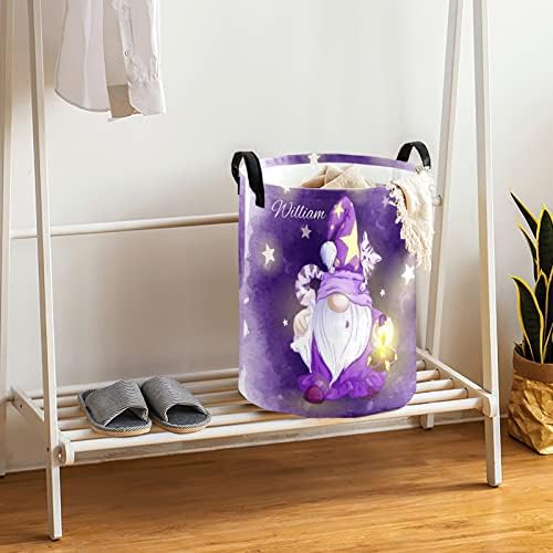 Starry Star Gnome Waterproof Folding Laundry Basket