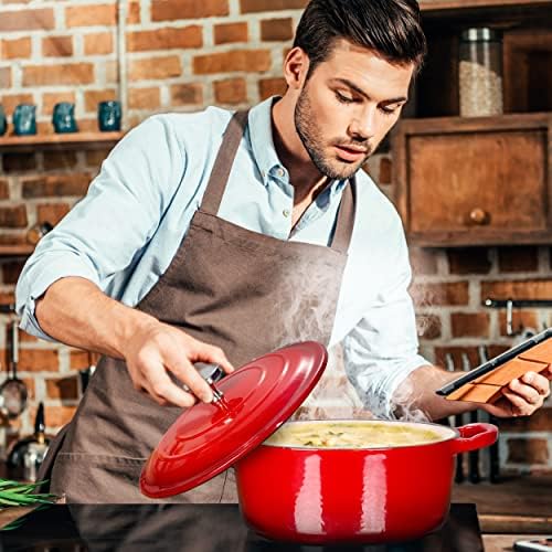 Elegant Dutch Oven Set with 6QT 15QT Pots
