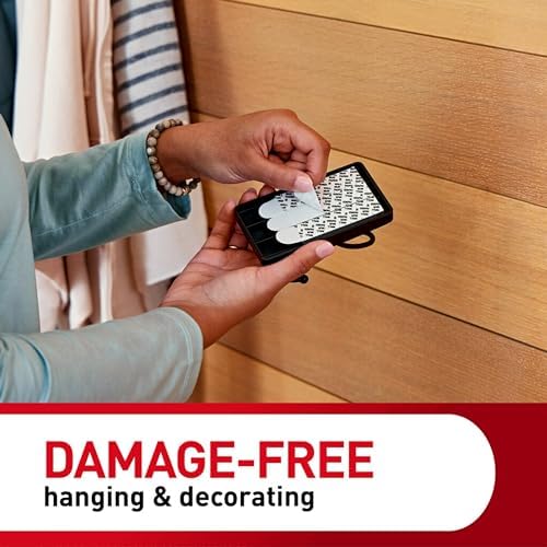 Durable Matte Black Wall Hook 3 Strips for Easy Hanging