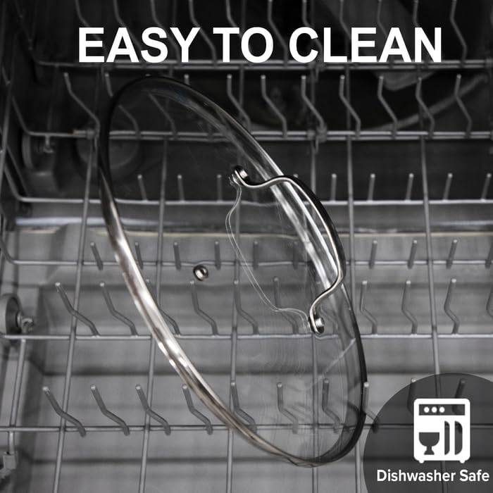 Nuwave 12 Vented Glass Lid 350F Oven Safe Dishwasher Safe