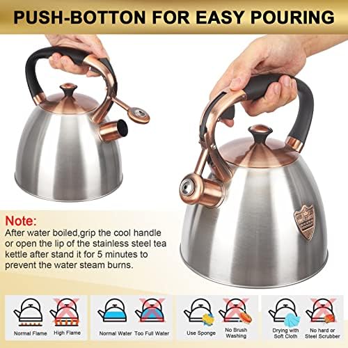 Stainless Steel Tea Kettle 29 Quart