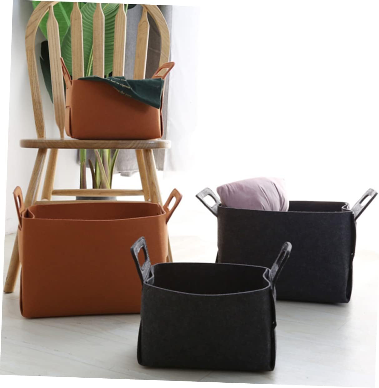 Felt Storage Basket - Durable Versatile Organizer