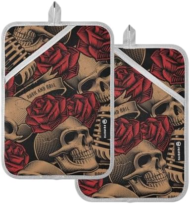 Personalized Skull Potholders from OURVII