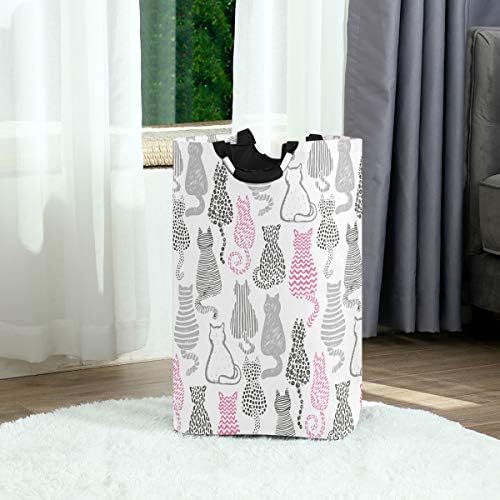 Susiyo Foldable Laundry Basket with Handles for Kids and Home Storage