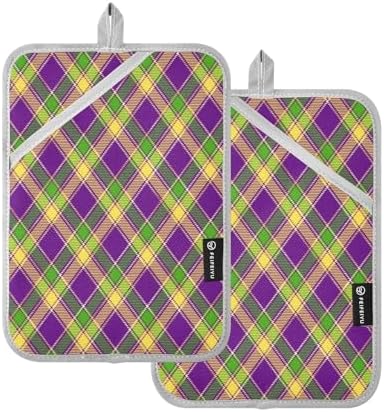 Double-Thickness Potholders Set Heat-Resistant Durable