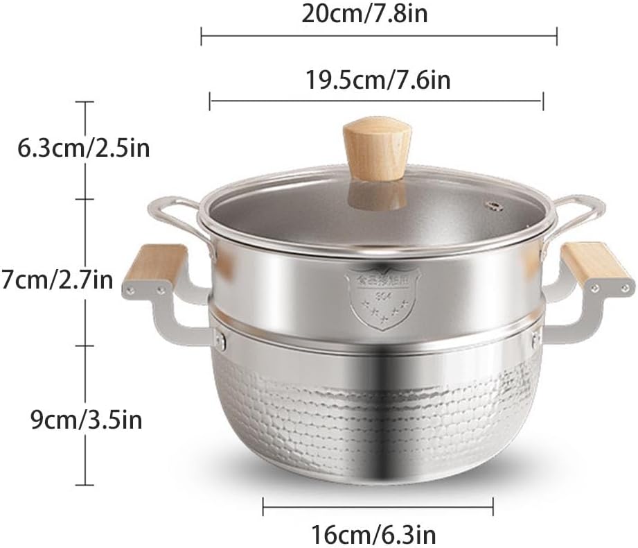 7886-inch Tri-Ply Stainless Steel Stock Pot for High-Quality Cooking