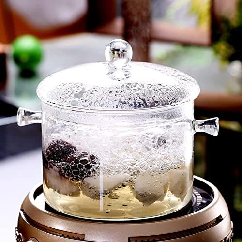 Miecux saucepan 15L Heat-Resistant cooking pot 50OZ