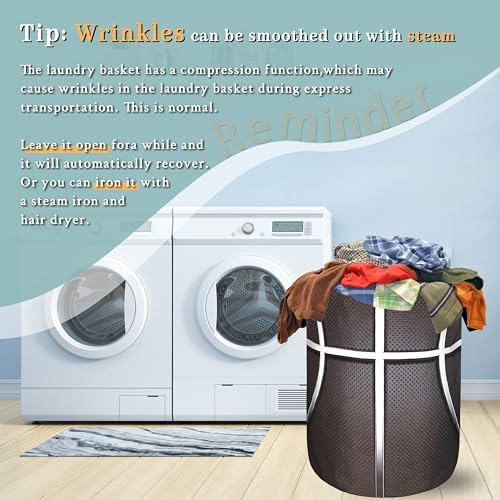 Basketball Texture Laundry Hamper