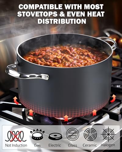 Cooks Standard 7-Quart Dutch Oven Pot with Glass Lid
