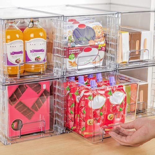Vtopmart 4-Piece Stackable Acrylic Storage Drawers