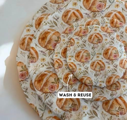 Sourdough Reusable Jar Bowl Covers