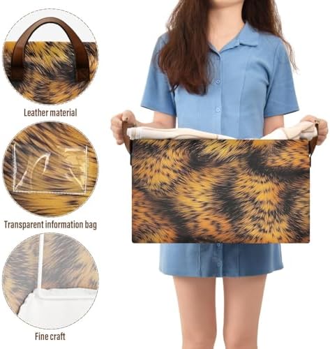 Big Leopard Dresser Storage Basket - Collapsible Waterproof