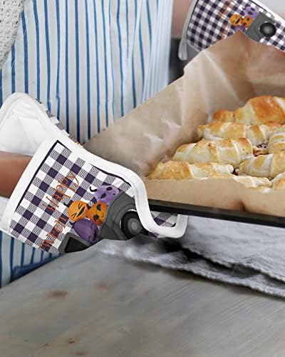 Happy Halloween Heat-Resistant Potholder with Pocket