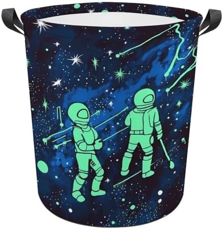 Glow-in-the-Dark Collapsible Laundry Hamper