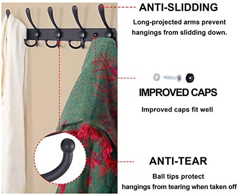 Durable Wall-Mounted Coat Rack