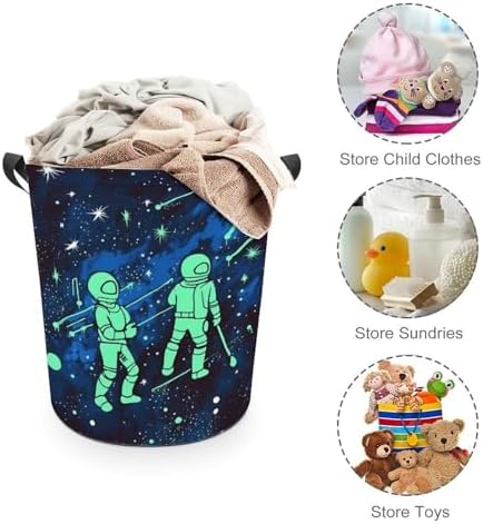 Glow-in-the-Dark Collapsible Laundry Hamper