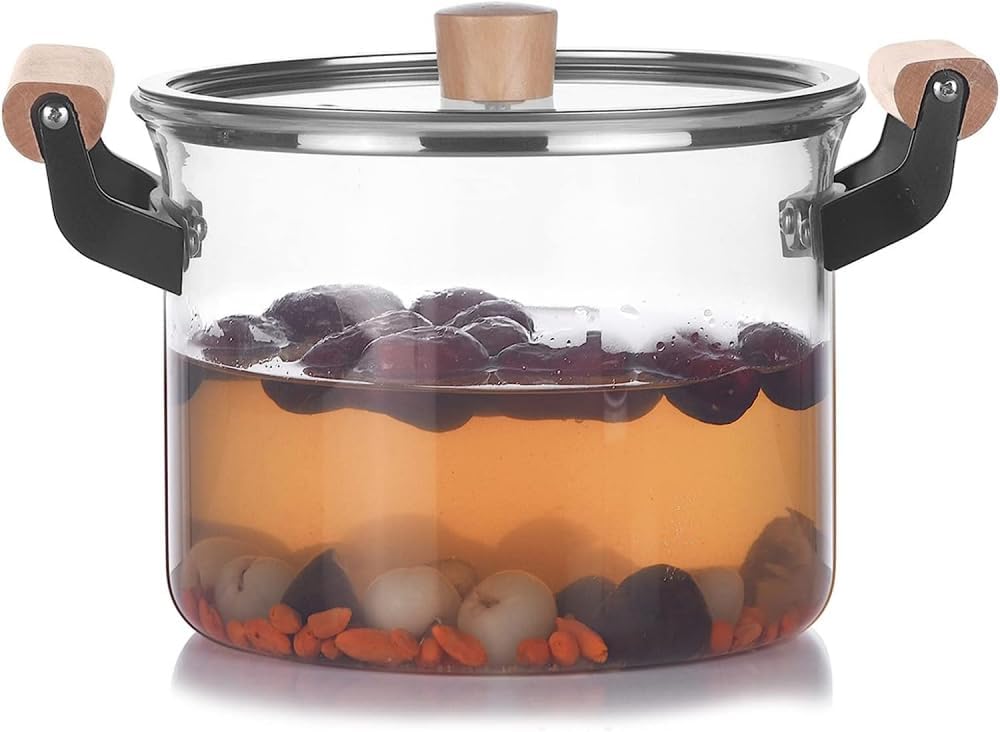 High-Borosilicate Glass Cooking Pot
